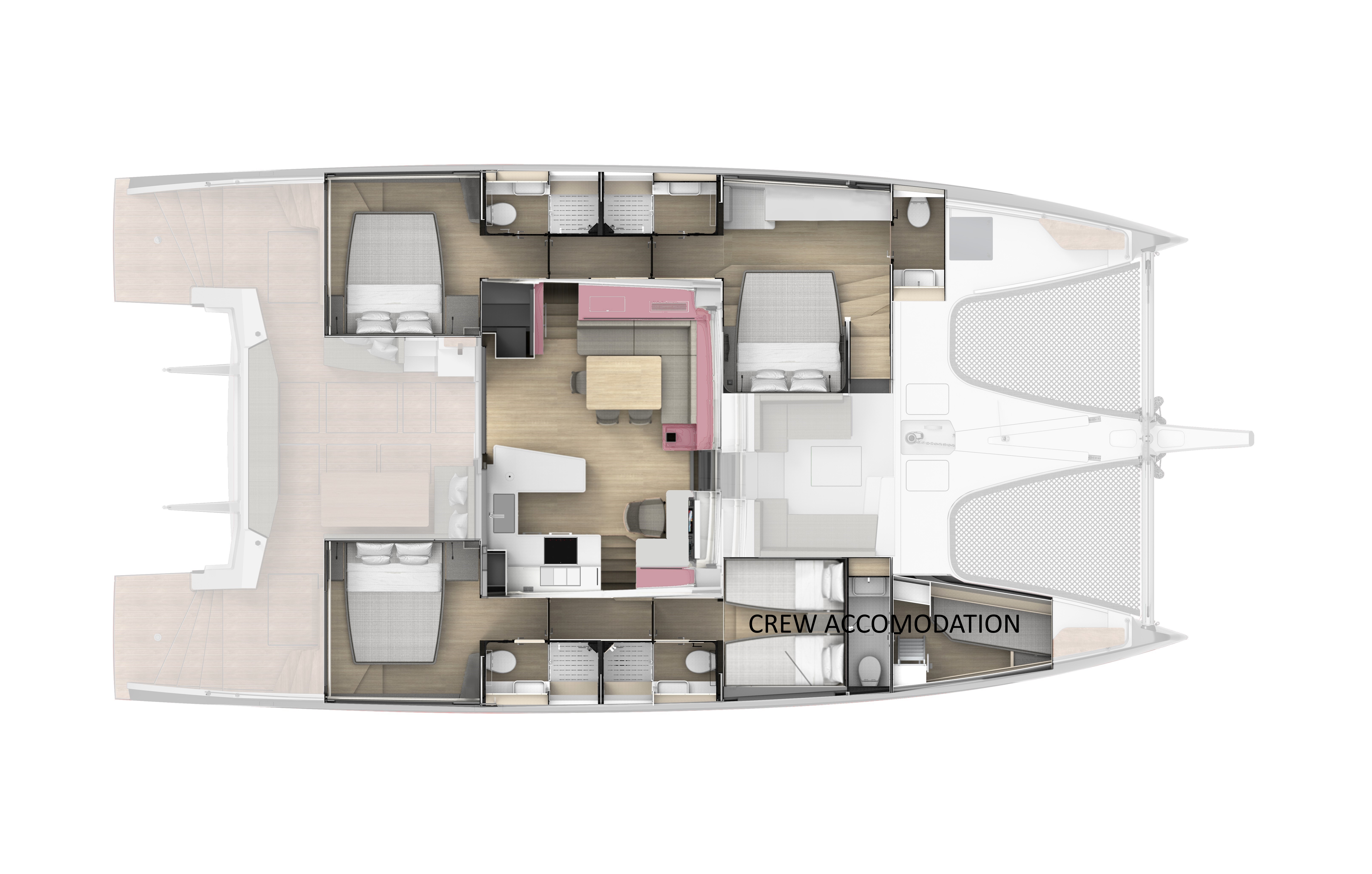 Vessel layout diagram