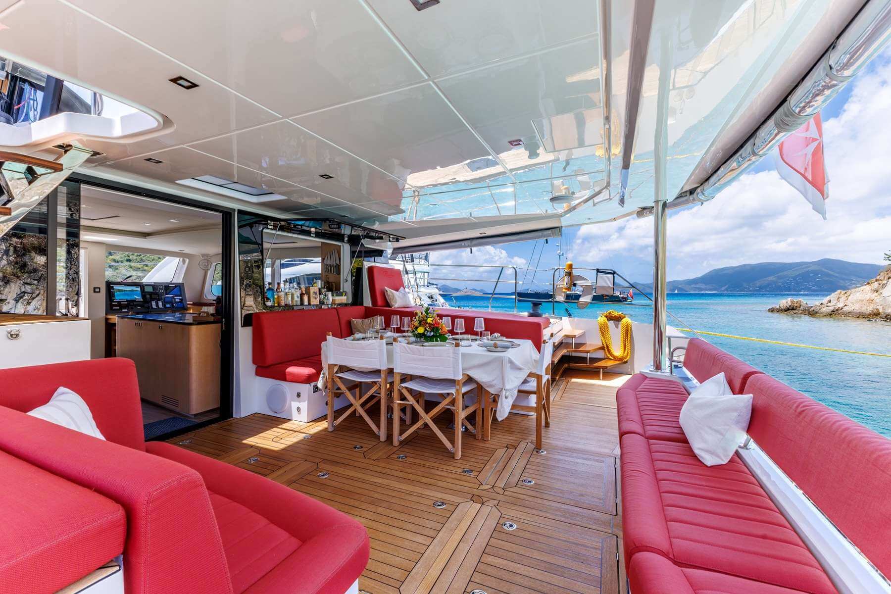 Exterior deck detail on Mymlan